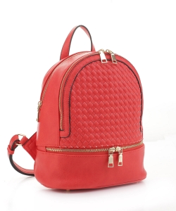 Fashion Woven Backpack FC19770 CORAL
